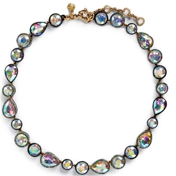 J. Crew Jewelry - RARE JCrew Sea Glass Iridescent
Brulee Necklace